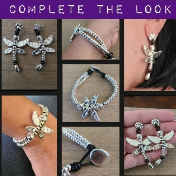 Dragonfly • Bohemian Necklace • Blue Stone - Picture 11 of 12